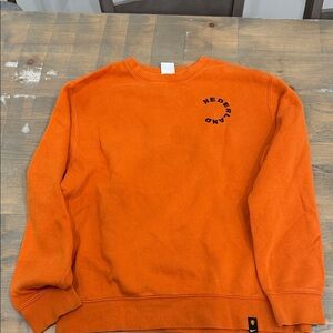 Nike Orange Crewneck Men's Sweater